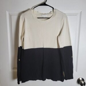 Charter‎ Club Sweater-Black/White-Women's M